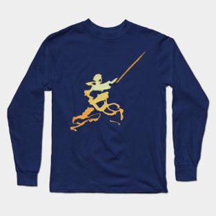 Swordfighter Ink Figure Long Sleeve T-Shirt